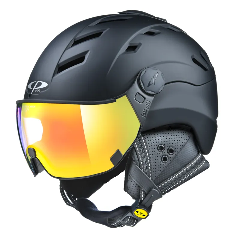 2021 CP Camurai Visor Ski Helmet Black/Vario Lens Visor